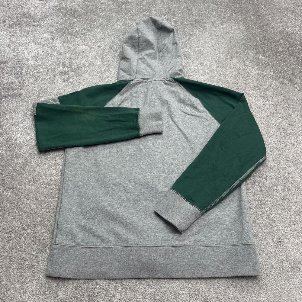 Nike Oregan Duck Full Zip Hoodie Sweatshirt Mens Large Gray Green Colorblock - Picture 2 of 15